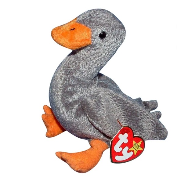 Ty Beanie Baby Collection Honks the Goose Rare Retired Plush Bird Vintage Toys - Picture 1 of 8